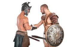 两名男子罗马角斗士