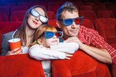 The spectators in the cinema