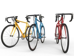令人敬畏的现代体育自行车-原色