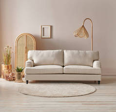 木制家具、沙发和橱柜风格、灯饰和地毯风格.