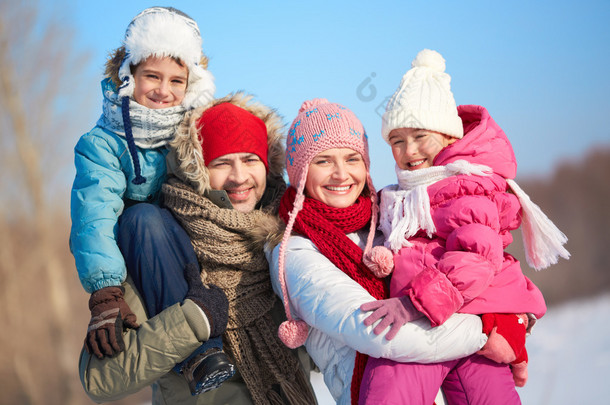 冬季家庭