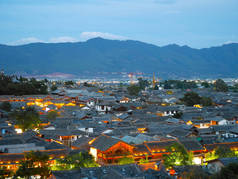 丽江古城历史屋顶景观
