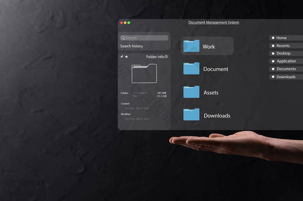 文件<strong>管理</strong>概念。虚拟屏幕图标文件<strong>管理</strong>系统DMS在线文件数据库、高效归档、搜索和<strong>管理</strong>公司文件和数据的软件