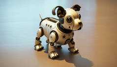具有人工智能的机器人小狗.