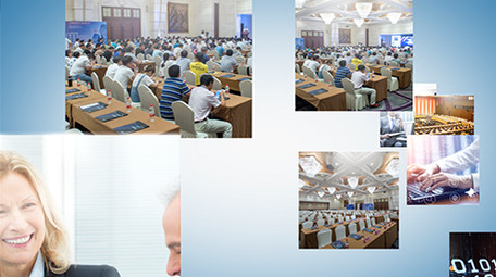 多图旋转飞入汇聚LOGO演绎AE模板