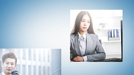 多图旋转飞入汇聚LOGO演绎AE模板