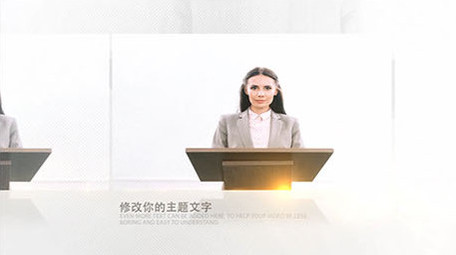 白色明亮科技图文企业宣传AE模板