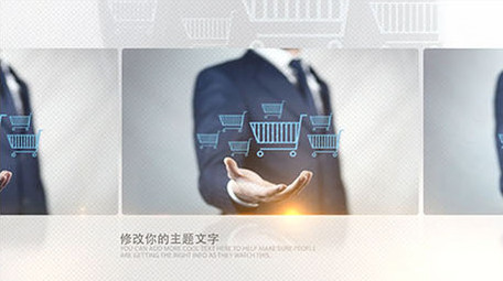 白色明亮科技图文企业宣传AE模板