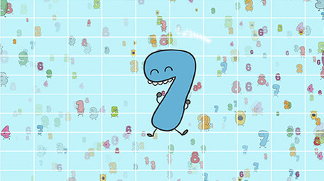 可爱Q版彩色倒计时片头片尾AE模板