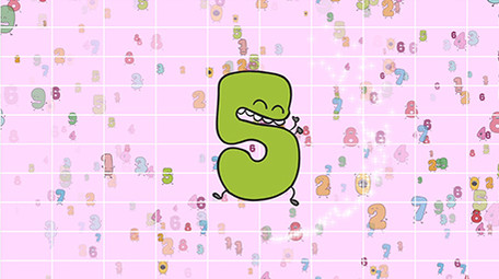 可爱Q版彩色倒计时片头片尾AE模板