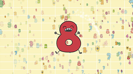 可爱Q版彩色倒计时片头片尾AE模板