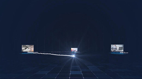 震撼科技图片AE模板