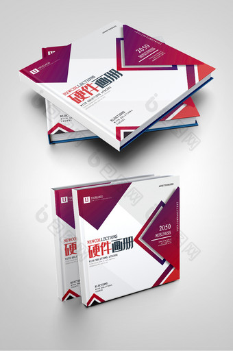 红色大气硬件公司产品手册说明书画册封面图片