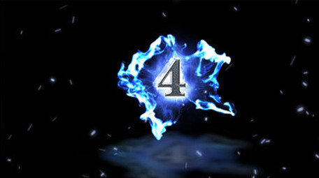 震撼蓝光摔字倒计时片头片尾AE模板