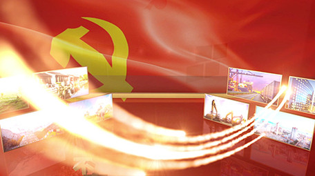 e3d祖国70华诞不忘初心砥砺前图文模板