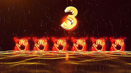 震撼金色启动仪式倒计时AE模板