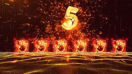 震撼金色启动仪式倒计时AE模板