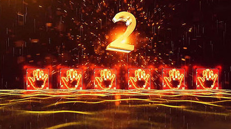 震撼金色启动仪式倒计时AE模板