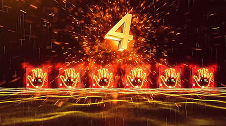 震撼金色启动仪式倒计时AE模板