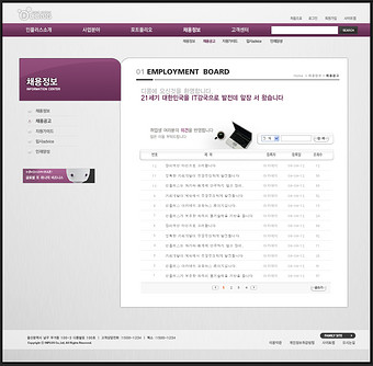 红色二十多岁朝鲜语凝视网页界面