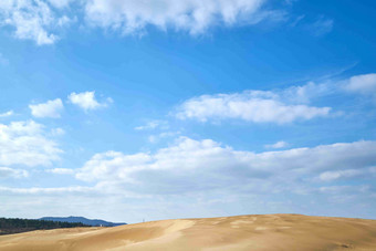 沿海沙滩<strong>户外</strong>晴空天空风景摄影图