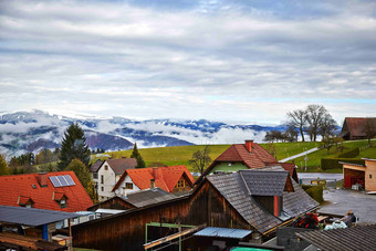奥地利景观风景视图