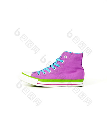 <strong>紫罗兰色</strong>的紫<strong>色</strong>的运动鞋鞋子