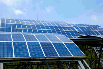 太阳能电池板能源<strong>技术</strong>行业实景摄影图