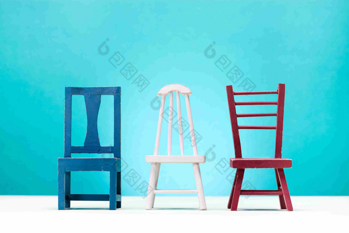 创意家具座椅木质椅子场景摄影图