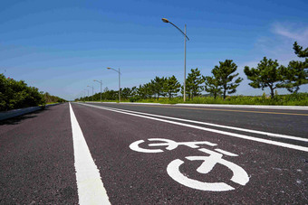 运动自行车车道背景素材摄影图