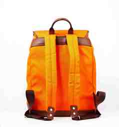 橙色黄色双肩背包时尚生活