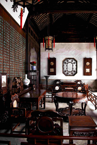 古色古香精致漂亮中式风格家具室内布置