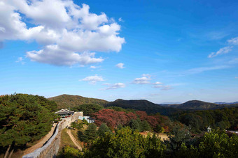 Sangdangsanseong堡垒山Chungcheongdo