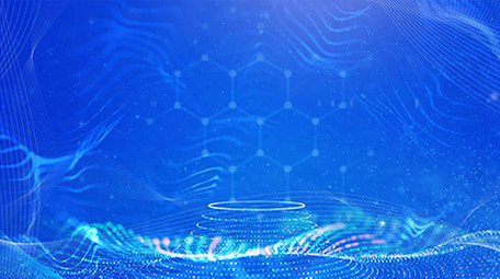 简约大气蓝色创新中国科技峰会背景