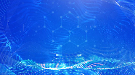 简约大气蓝色创新中国科技峰会背景