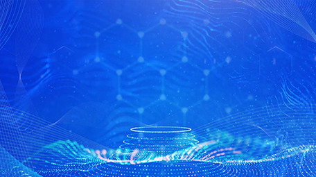 简约大气蓝色创新中国科技峰会背景