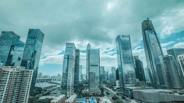 大气史诗级城市延时摄影
