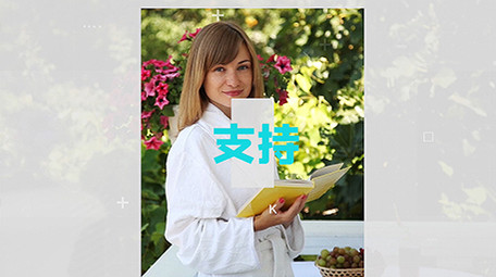 现代风时尚动感图文快闪PR模板