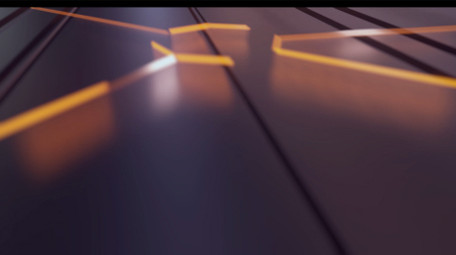 电子线路动画CPU芯片科技片头AE模板