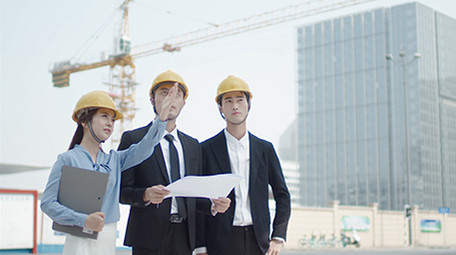 商务广告团队合作企业谈论工作实拍视频