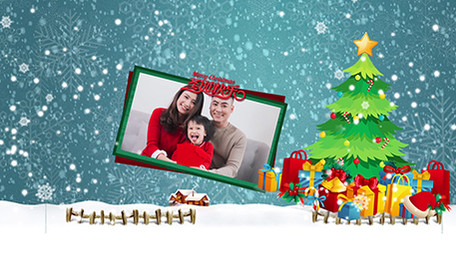 欢乐圣诞节时尚促销图文模板