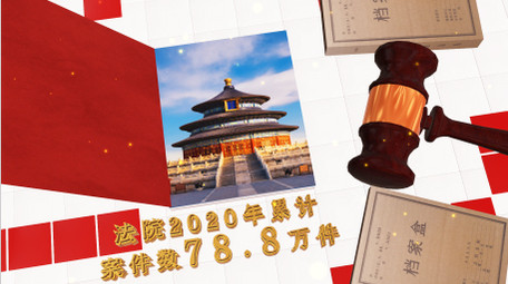 法院数据图表图文展示AE模板