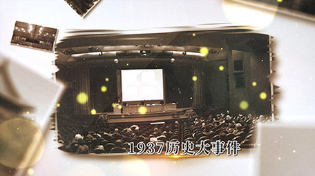 复古时间线历史回顾图文介绍AE模板