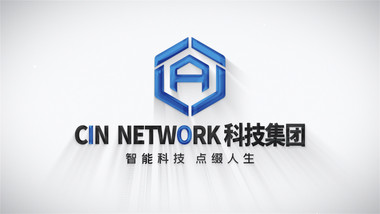 简约光线描边企业LOGO演绎片头AE模板