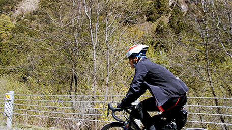 4K实拍森林骑自行车的运动员