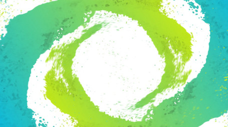 简洁渐变液体粒子喷溅logo片头AE模板