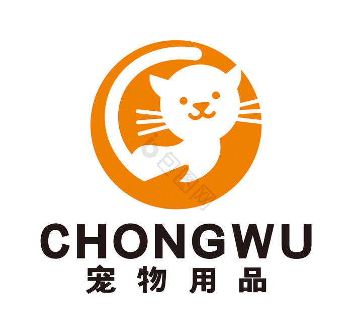 小猫宠物店猫舍用品LOGO标志VI