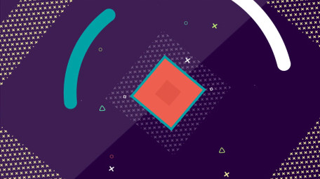 字符串元素喷射图形MG动画片头AE模板