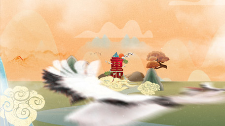 重阳节大气E3D片头唯美AE模板