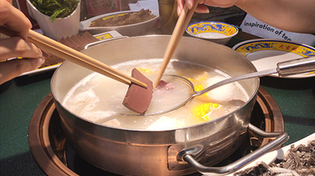 粤式火锅吃火锅美食餐饮实拍视频